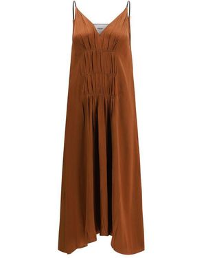 Prada Brown Acetate Cocktail Dress
