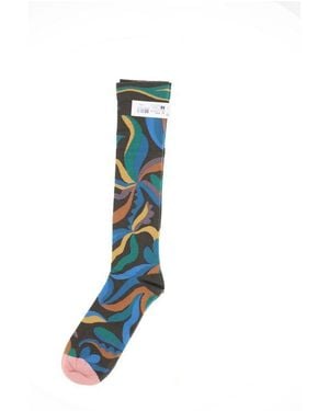 Bonne Maison Multicolor Cotton Socks - Blue