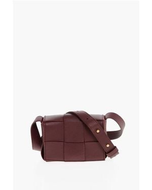 Bottega Veneta Nappa Intreccio Mini Bag - Purple