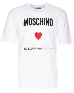 Moschino Love We Trust T-Shirt - White