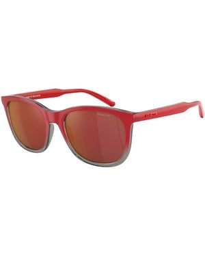 Arnette Red Resin Sunglasses