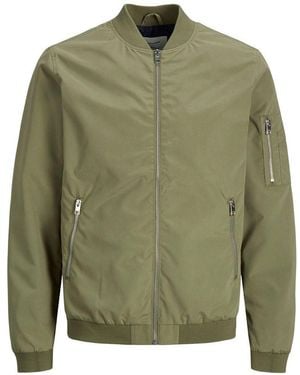 Jack & Jones Green Polyester Jacket