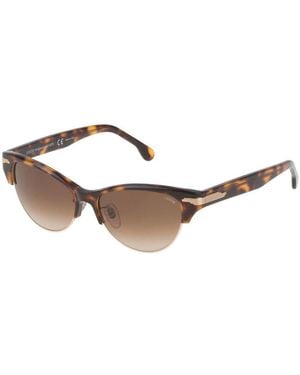 Lozza Brown Acetate Sunglasses