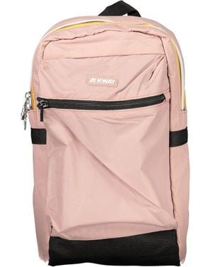K-Way Rosa Polyamide Unisex Backpack - Pink