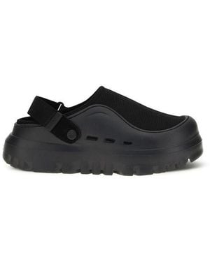 UGG Black Fabric Clogs