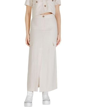 Jacqueline De Yong Viscose Skirt - Multicolor