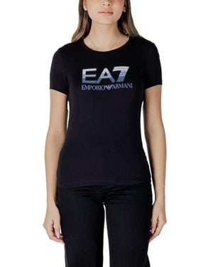 EA7 Cotton T-Shirt - Black