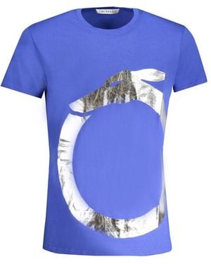 Trussardi Cotton T-Shirt - Blue
