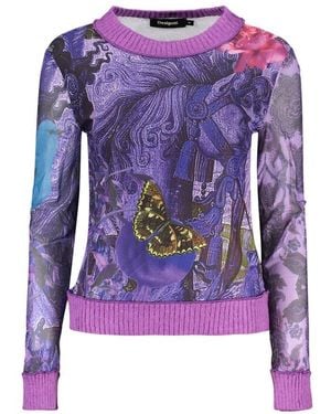 Desigual Viola Polyester 's Top - Purple
