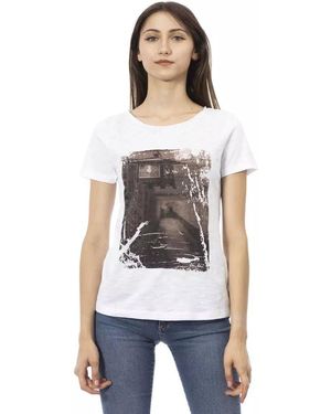 TRUSSARDI ACTION Cotton Tops & T-Shirt - White