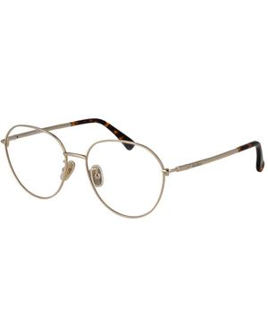Max Mara Gold Metal Glasses (frames) - Metallic