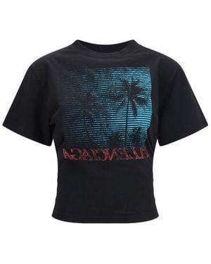 Balenciaga Black Cotton T - Blue