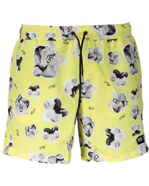 KARL LAGERFELD Polyester Swim Boxer - Yellow