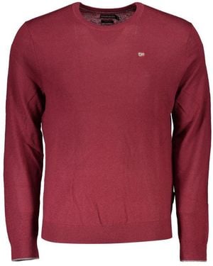 Napapijri Elegant Crew Neck Jumper - Red