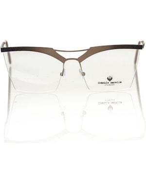 Frankie Morello Glittering Clubmaster Eyeglasses - Metallic