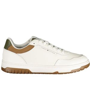 Tommy Hilfiger Leather Trainer - White
