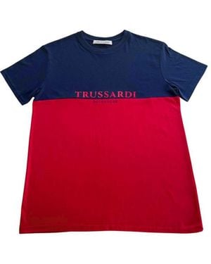 Trussardi Beachwear Polyester T-Shirt - Red