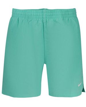Nike Azzurro Polyester Men's Swim Boxer - Green