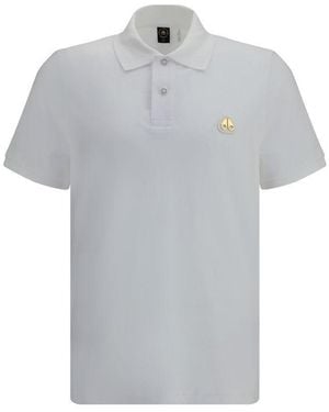Moose Knuckles Everett Gold Polo Shirt - Gray