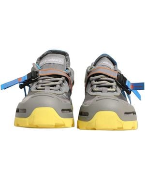 Dolce & Gabbana Grey Airmaster Panelled Low Top Men Trainers Shoes - Multicolour