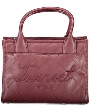 Twinset Twinset Polyurethane Bag - Purple