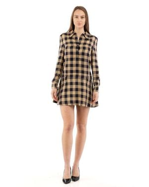 Moschino Multicolour Viscose Casual Dress - White