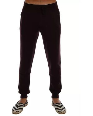 Dolce & Gabbana Cashmere Gym Training Sport Trousers - Black