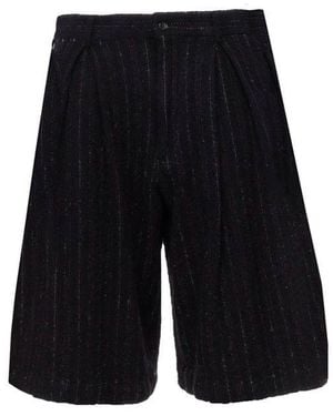 Comme des Garçons Comme Des Garçons Homme Plus Wool Shorts - Black