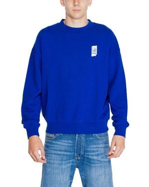 Replay Blue Cotton Sweatshirt