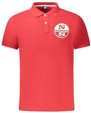 North Sails Cotton Polo Shirt - Red