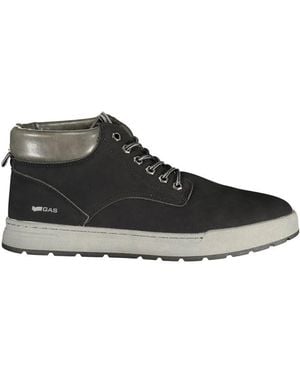 Gas Nero Polyurethane Men's Trainer - Black