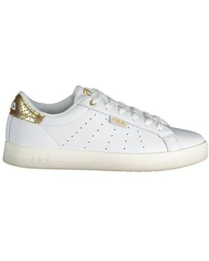 Fila White Leather Trainer