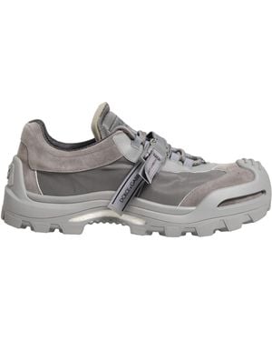 Dolce & Gabbana Grey Airmaster Panelled Low Top Men Trainers Shoes