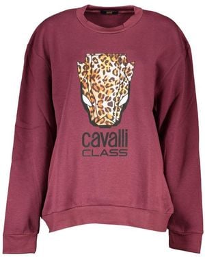 Roberto Cavalli Polyester Sweatshirt - Purple
