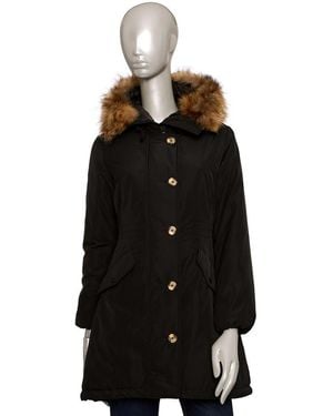 Baldinini Black Polyester Jackets & Coat