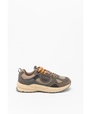 Colmar Brown Polyester Athletic Sneakers - Multicolor
