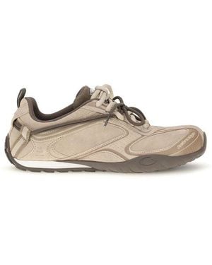 Balenciaga Beige Suede Leather Athletic Trainers - Natural