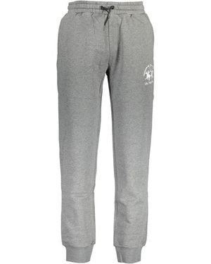 La Martina Grey Cotton Men's Joggers