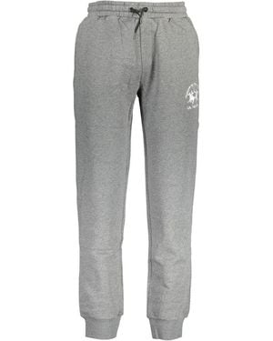 La Martina Gray Cotton Pant