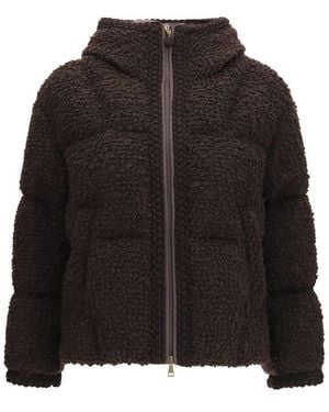Moncler Brown Wool Oves Aries Full - Black