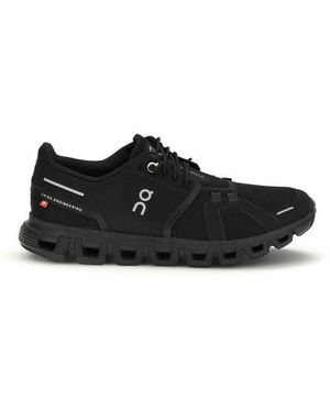 On Shoes Black Recycled Polyester Athletic Trainers
