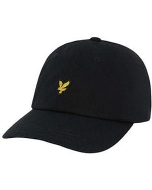 Lyle & Scott Black Cotton Cap (baseball Hat)