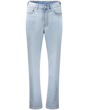 Calvin Klein Azzurro Cotton Jeans - Blue