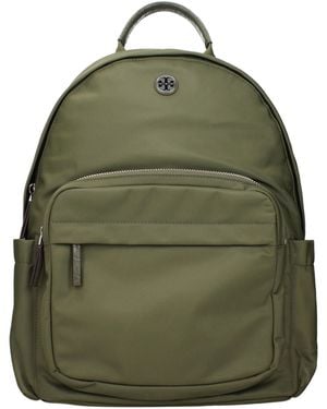 Tory Burch Green Nylon Backpack
