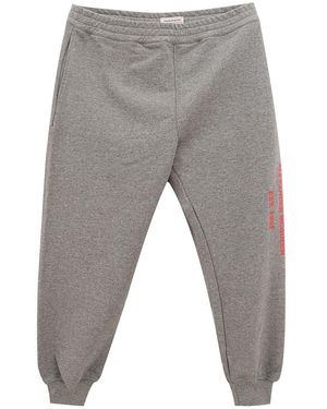 McQueen Cotton Jeans & Pant - Gray