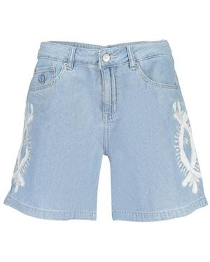 Desigual Light Blue Cotton 's Short
