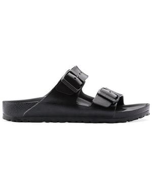 Birkenstock Black Polyester Flat Sandals