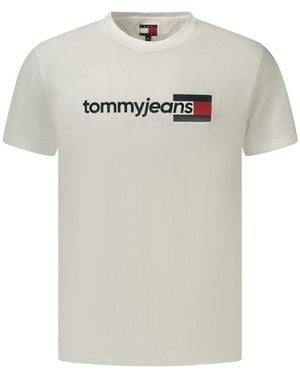 Tommy Hilfiger Bianco Cotton Men's T - White