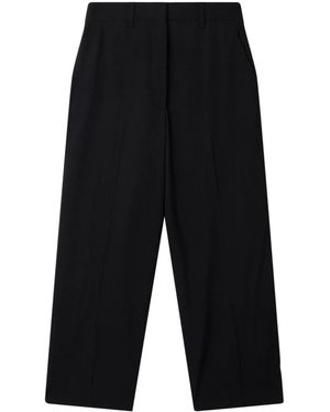 Stella McCartney Wide-Leg Wool Trousers - Blue