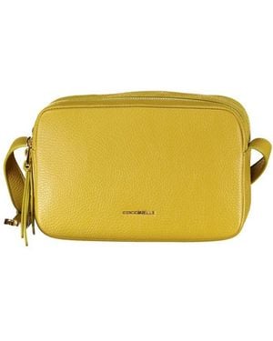 Coccinelle Leather Handbag - Yellow